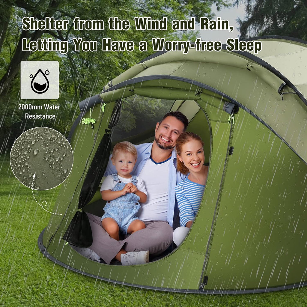 Pop Up Tent 4 Person with Carry Bag P201