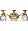 Burnished Brass Solid Brass Bath Lighting H340