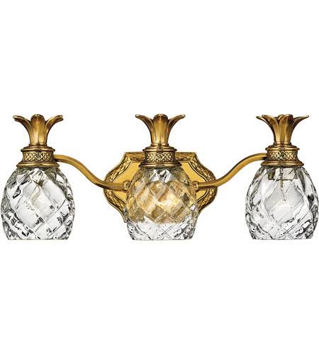 Burnished Brass Solid Brass Bath Lighting H340