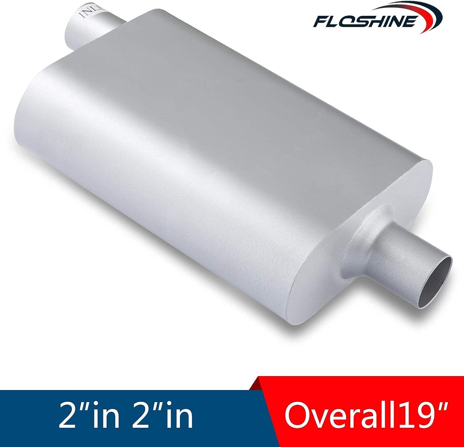 2 inch Inlet/Outlet Dual Chamber Muffler Pack of 2 P989