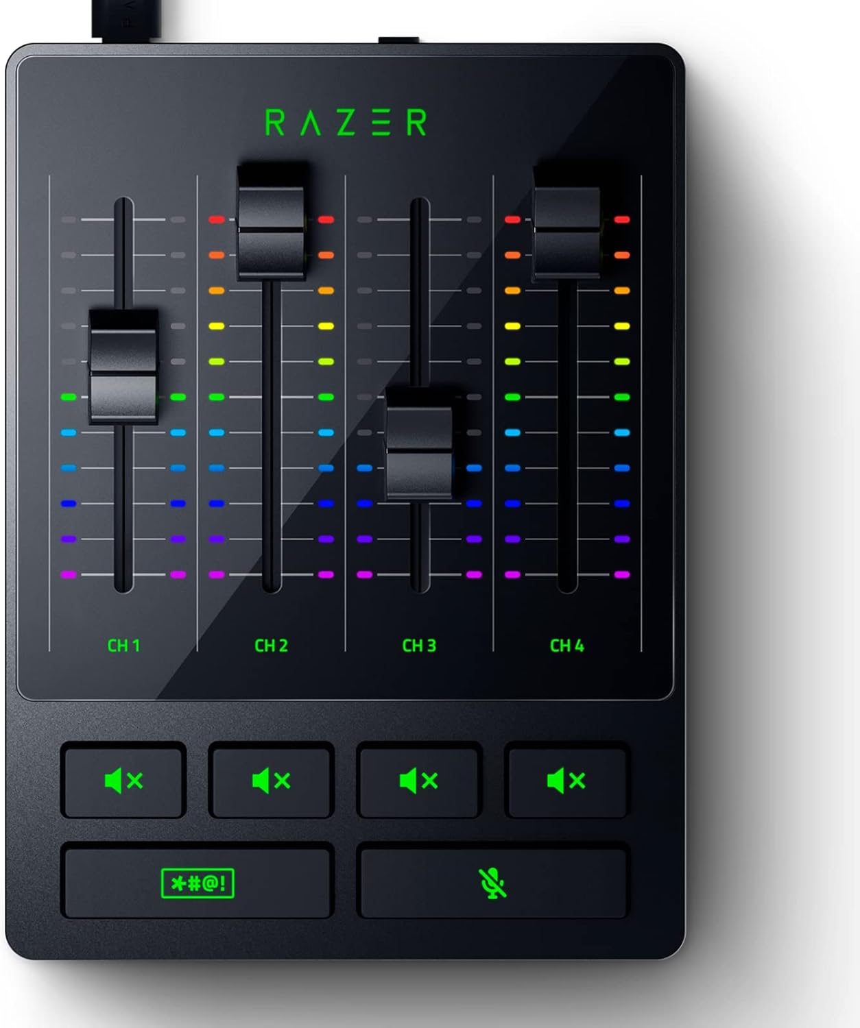4-Channel Audio Mixer with XLR Preamp and USB Connectivity M4381