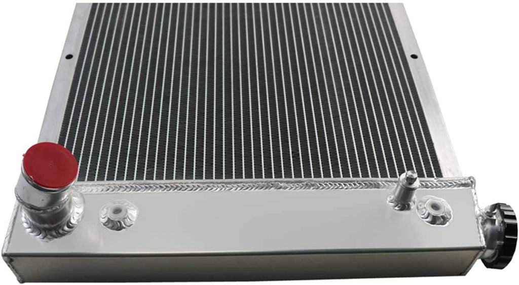 4 Row Aluminum Radiator with 2 x 12" Fan and Shroud M93629