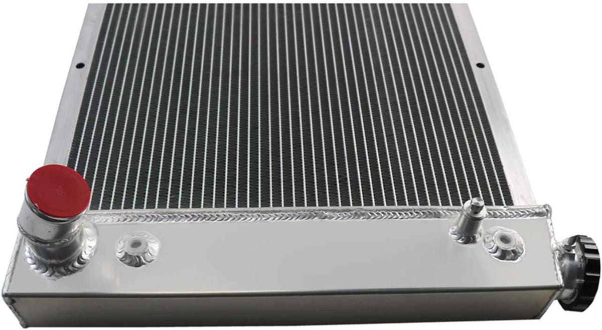 4 Row Aluminum Radiator with 2 x 12" Fan and Shroud M93629