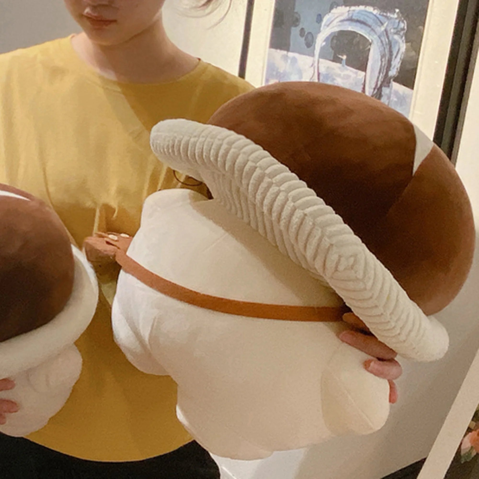 Plush Mushroom Doll Pillow Q45602