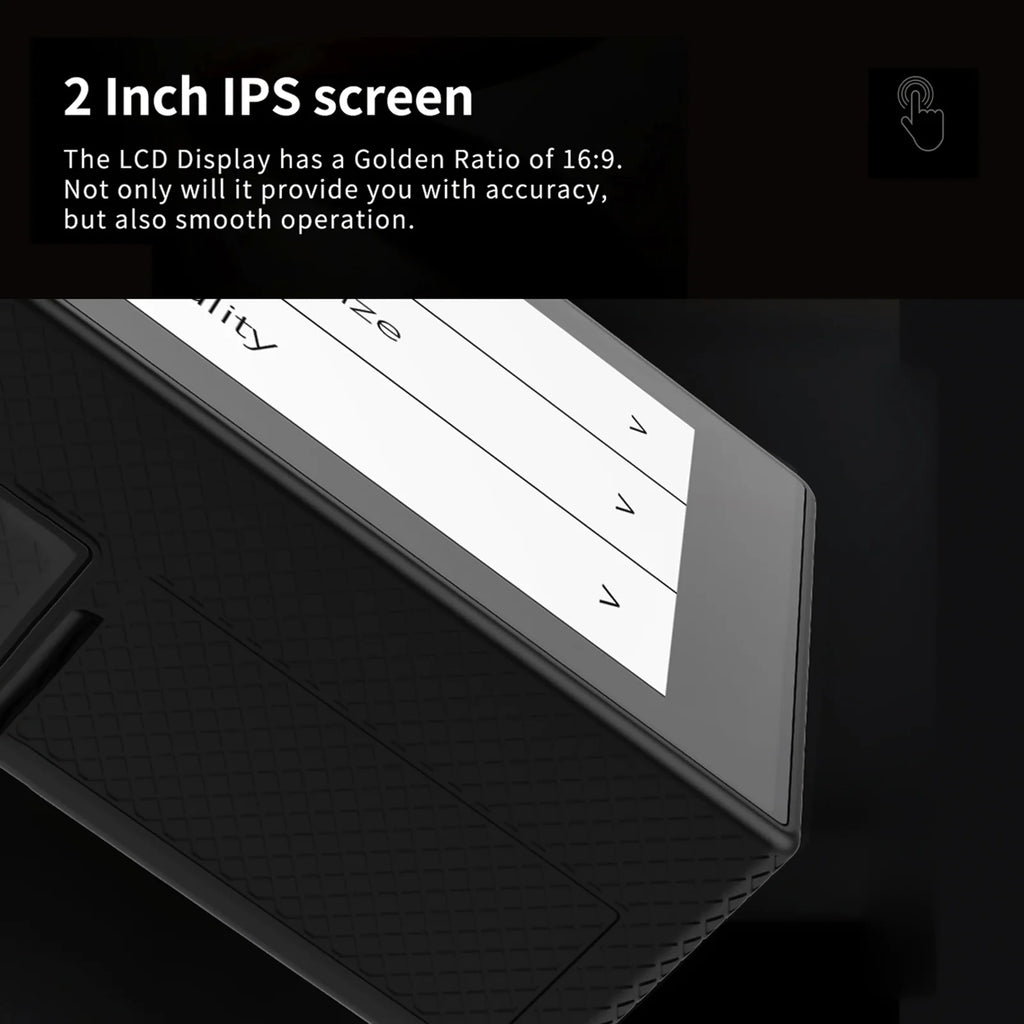 4K Sports Camera with WiFi and 2 Inch IPS Screen U13081