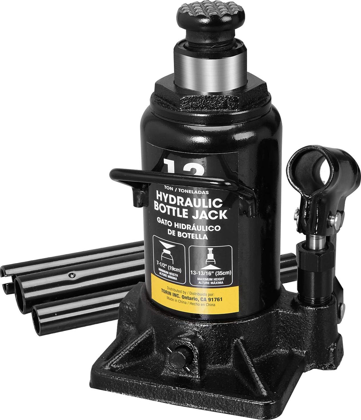 Black Pack of 2 Hydraulic Bottle Jack E893247