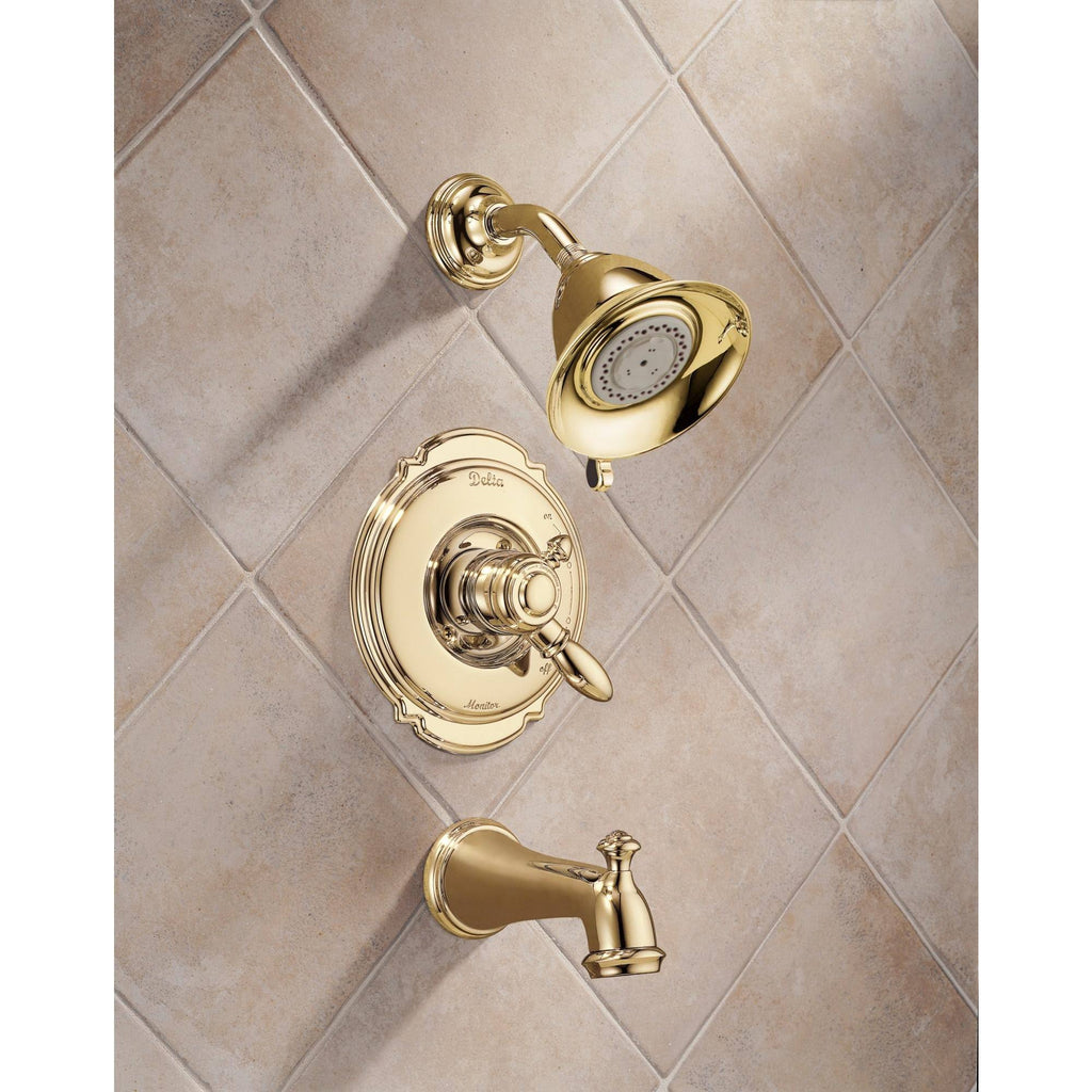 Victorian Tub and Shower Trim Stainless Q8407