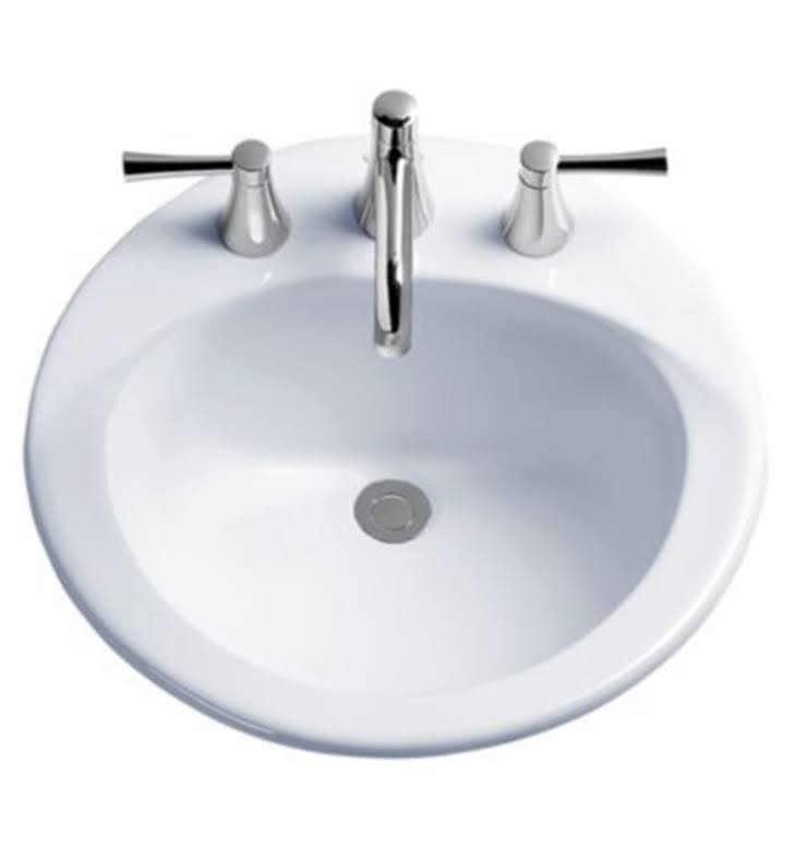 Colonial White Self Rimming Lavatory X1143