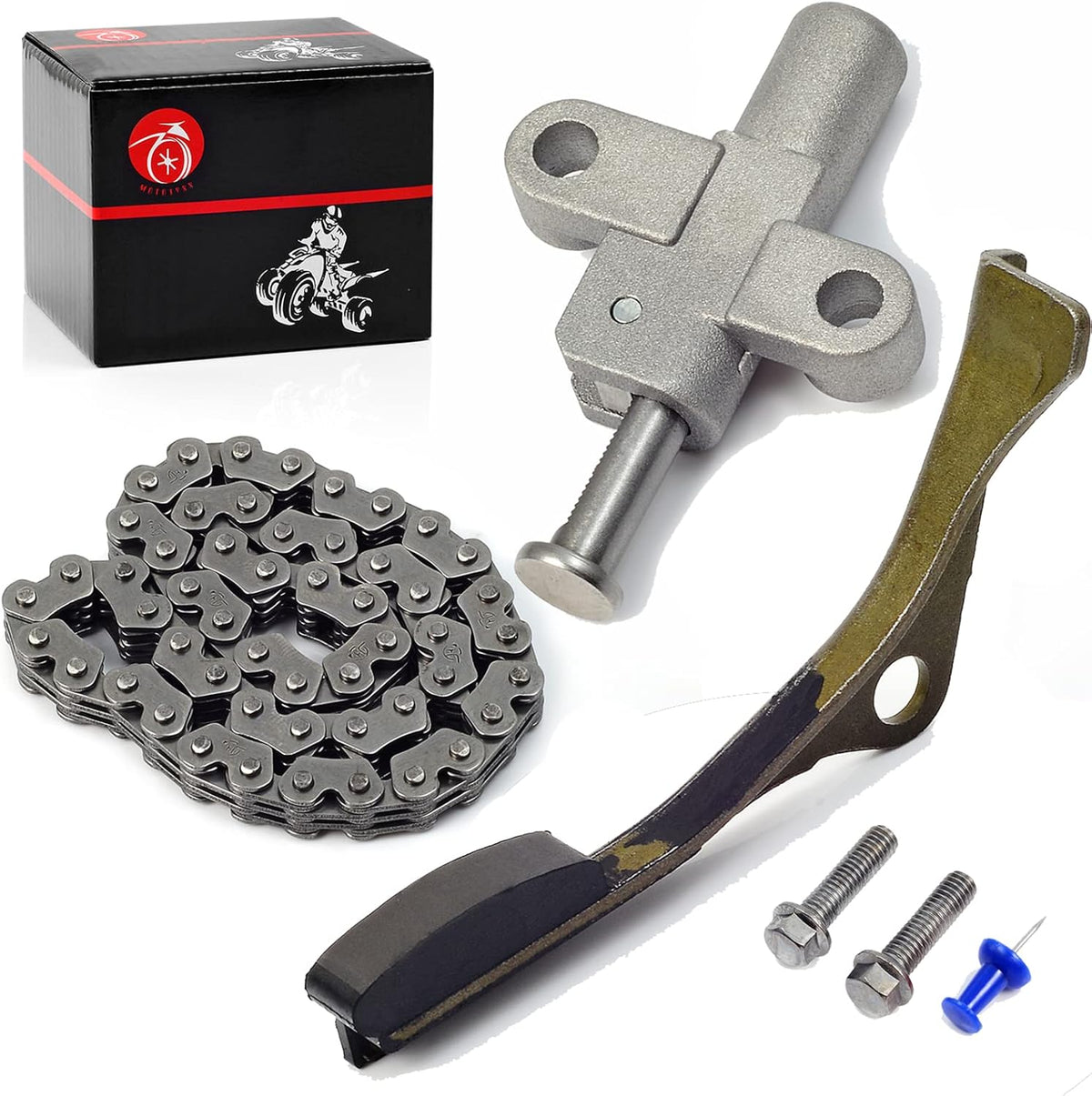 Cam Timing Chain & Tensioner Arm and Guide Pack of 2 N87075