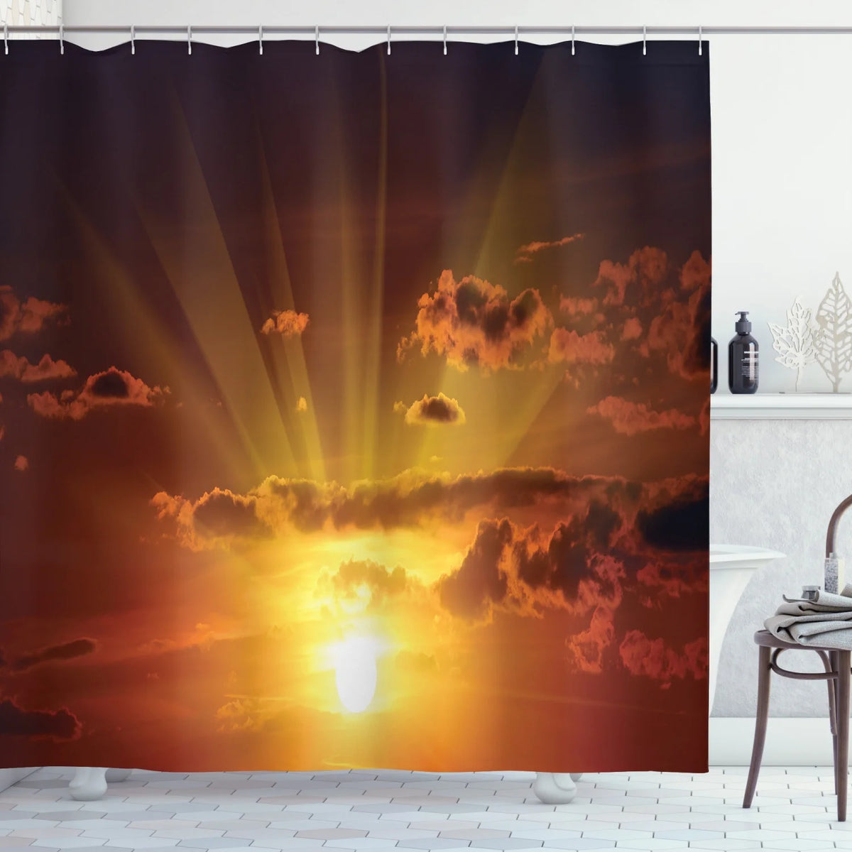 60W X 80L Inches Pale Blue Wall Hanging Tapestry L8065
