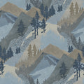 Blue Mountains Wallpaper, 20.5-in by 33-ft, 56.38 sq. ft S340