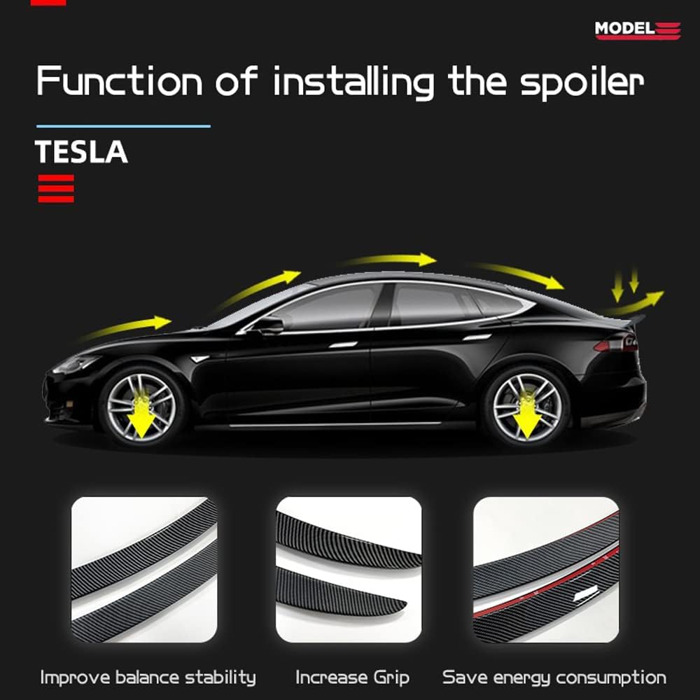 Matte Carbon Fiber Rear Trunk Spoiler L23933