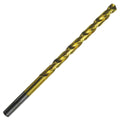 6.4mm Ti Cobalt Taper Length Drill, Tin Coated, 97mm LOC, 148mm OAL W49863
