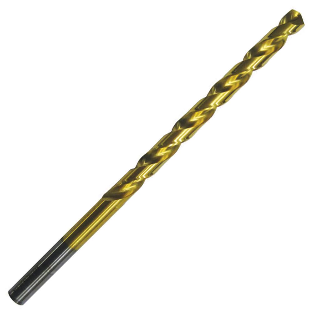 6.4mm Ti Cobalt Taper Length Drill, Tin Coated, 97mm LOC, 148mm OAL W49863