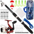 Telescopic Fishing Rod and Reel Combo with Carry Case 36pcs Fishing Tackle Set O7529