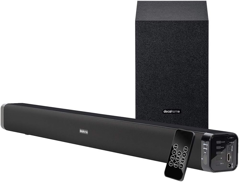 65 Inch 4K LED UHD Smart TV Bundle with Soundbar, Subwoofer, Wall Mount, HDMI Cables T43474