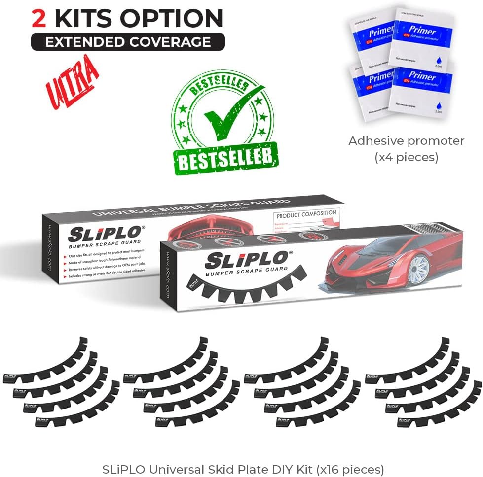 Carbon Fiber Bumper Skid Plate Protector Kit K6521