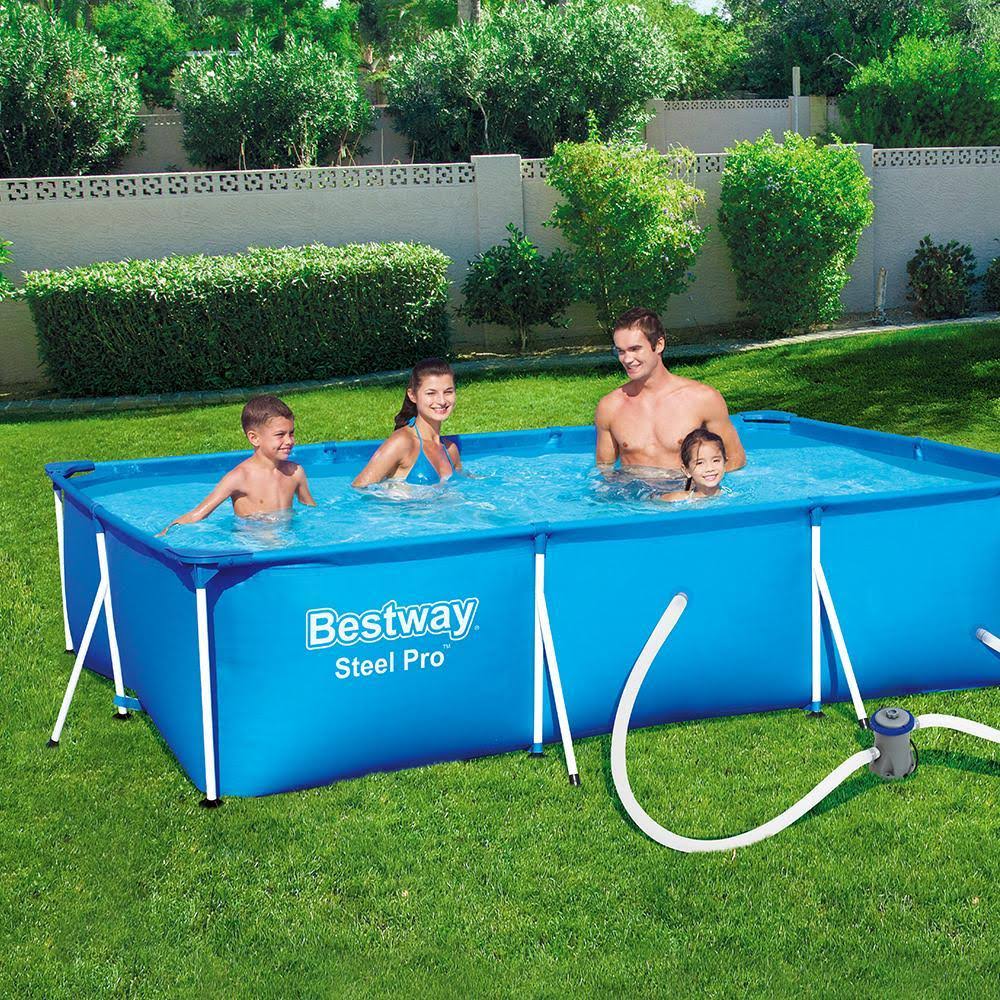 Steel Frame Above Ground Rectangular Swimming Pool Z497839
