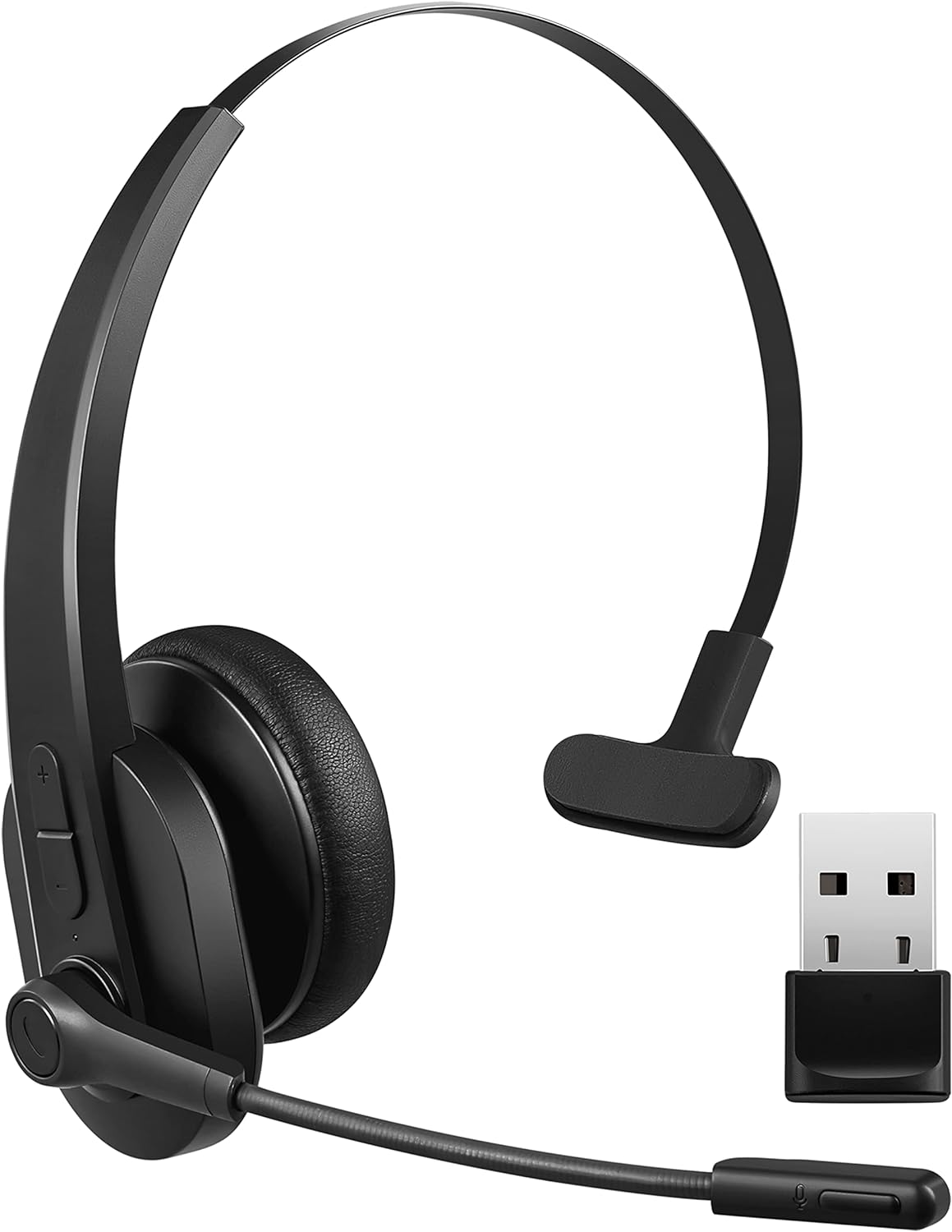 Bluetooth Trucker Headset with Noise Canceling Microphone and Adapter V939