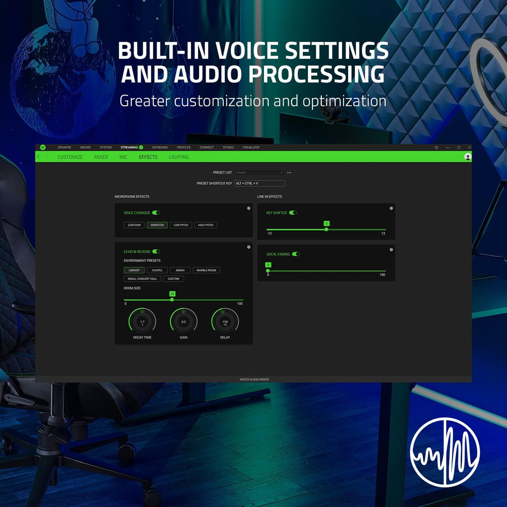 4-Channel Audio Mixer with XLR Preamp and USB Connectivity M4381
