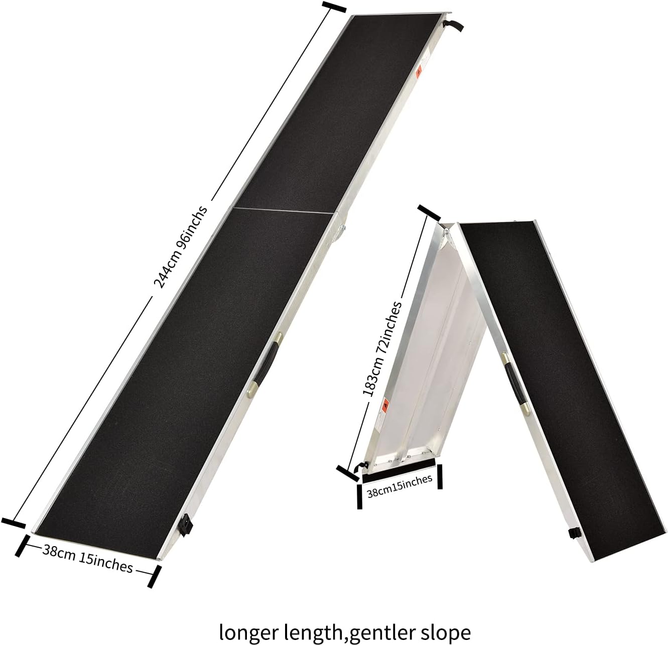 Silver Aluminum Pet Ramp S927
