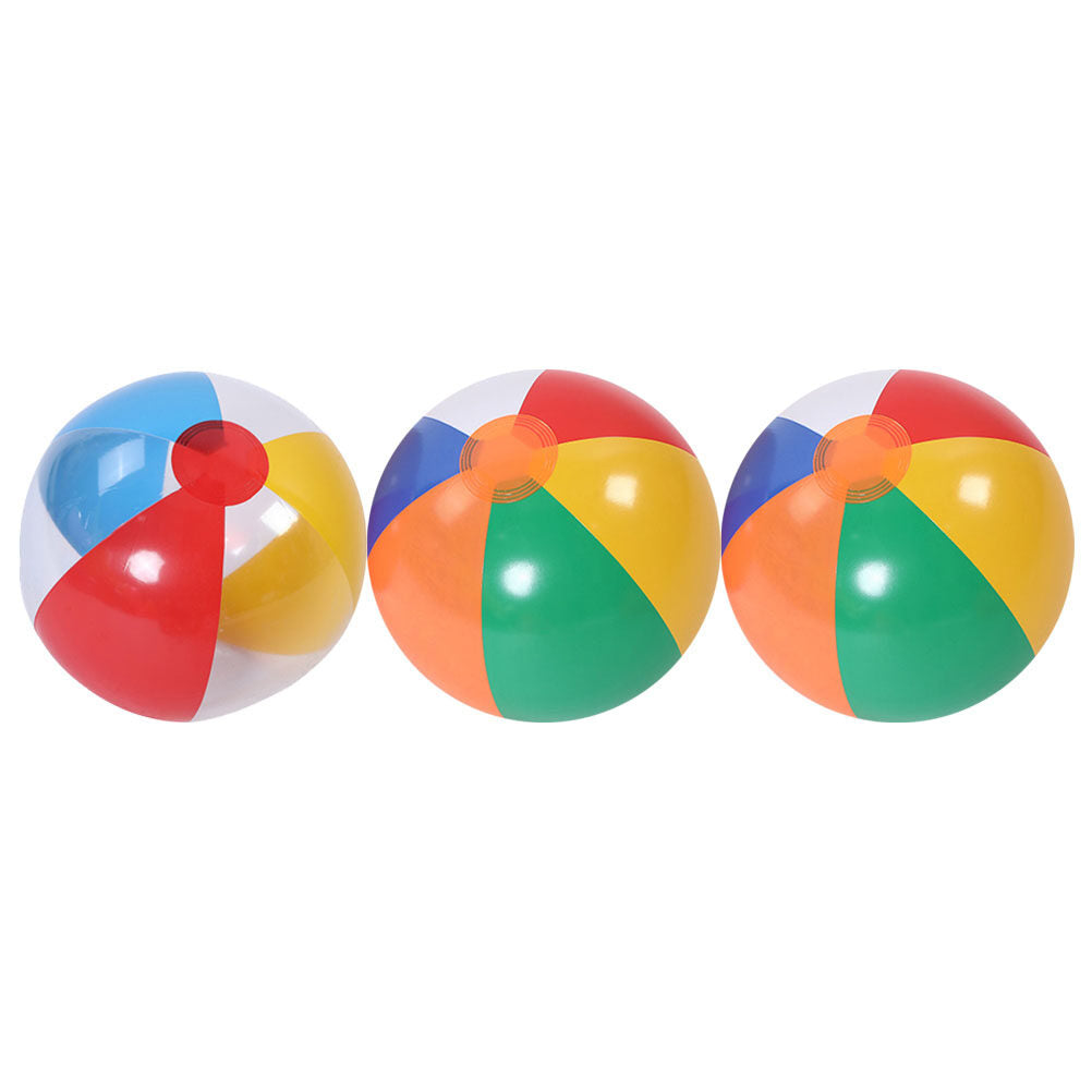 3Pcs Inflatable Beach Ball Pool Summer Water Toy T18377