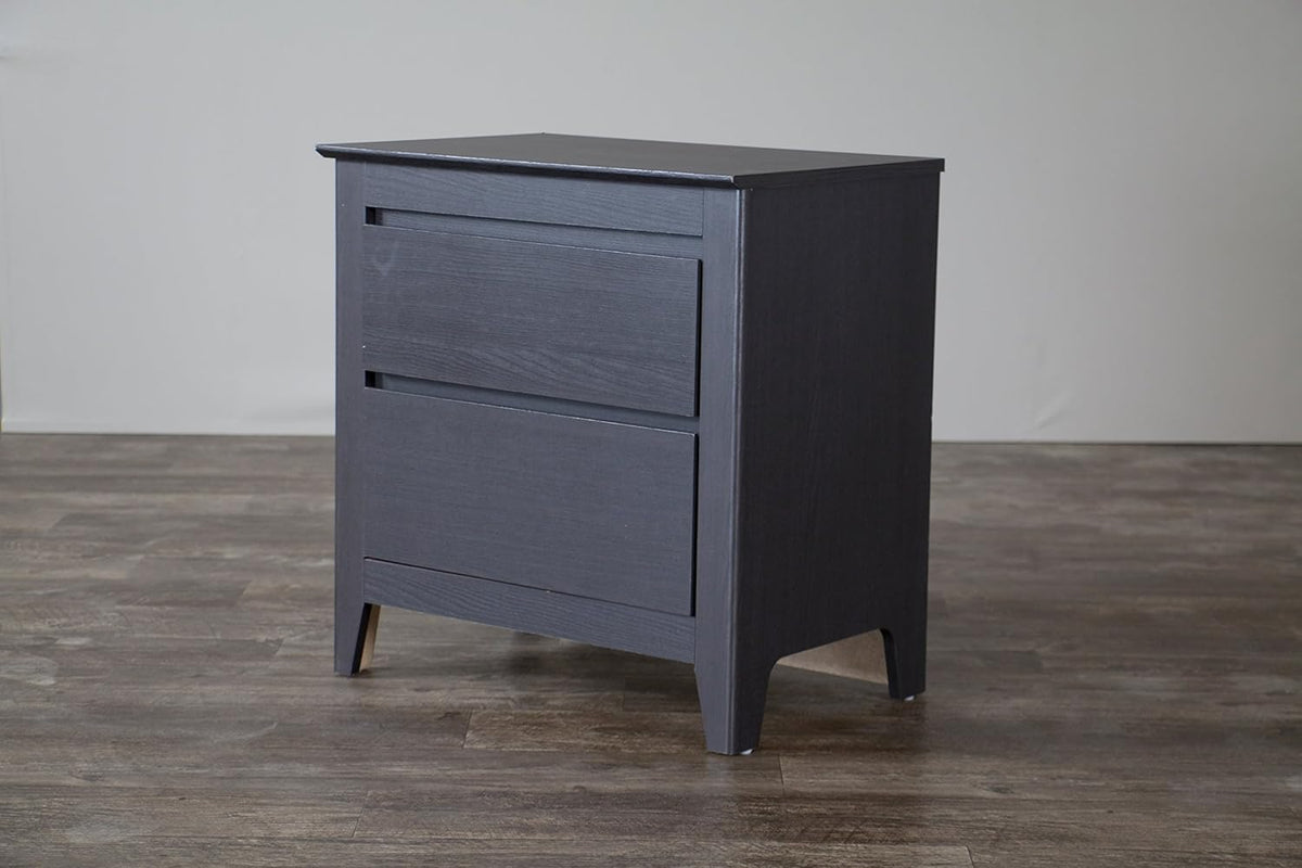 Brown 2-Drawers Nightstand Z82384