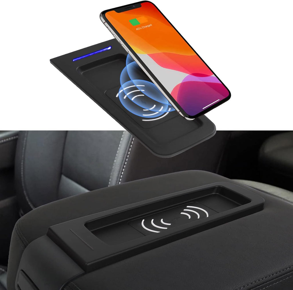 Wireless Charger Tray Center Console Wireless Charging Pad 15W Fast Wireless Phone Charger Z709826