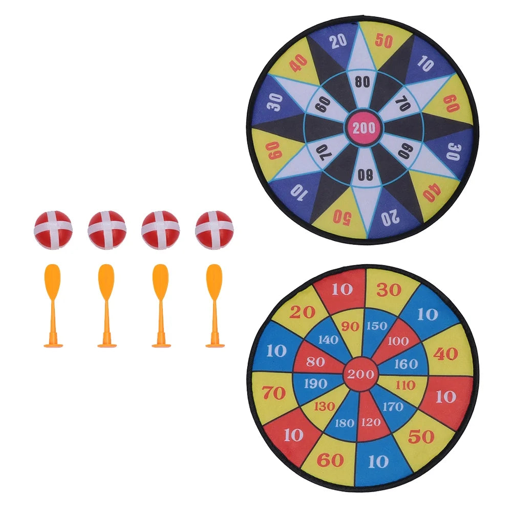 2 Sets Sticky Ball Dart Board Toy I6524