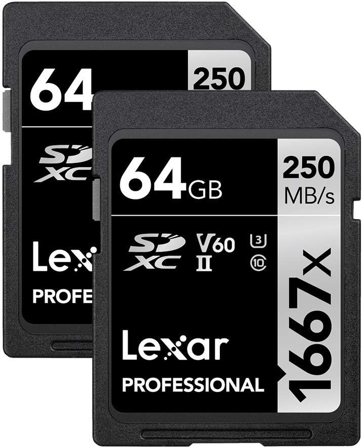 256GB 2-Pack SDXC UHS-II Cards T58552