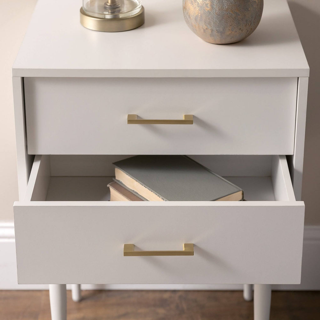 2-Drawer Side Table (Black) D29815