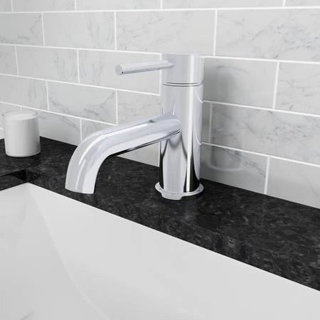 Brushed Nickel Single Hole Bathroom Faucet D66542