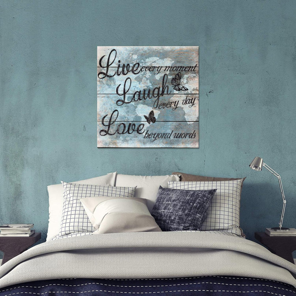 Butterfly Canvas Wall Art 24x24 Y96824