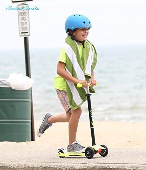 Neon Yellow Kick Scooter with T-Bar Z2101