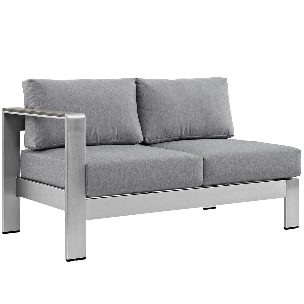 4 Piece Outdoor Patio Aluminum Sectional Sofa Set O466431