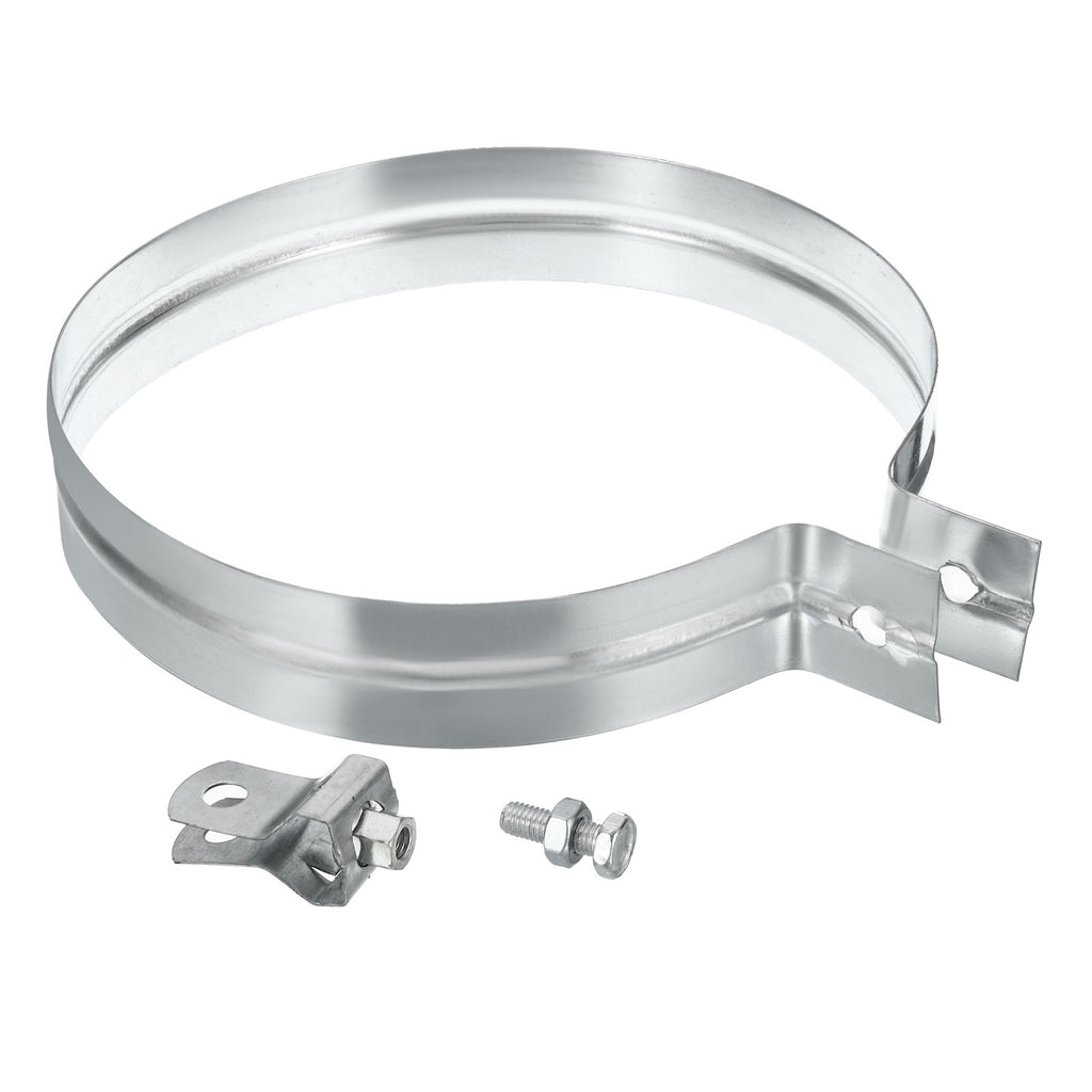 8 Inch Galvanized Steel Worm Gear Hose Clamp M996