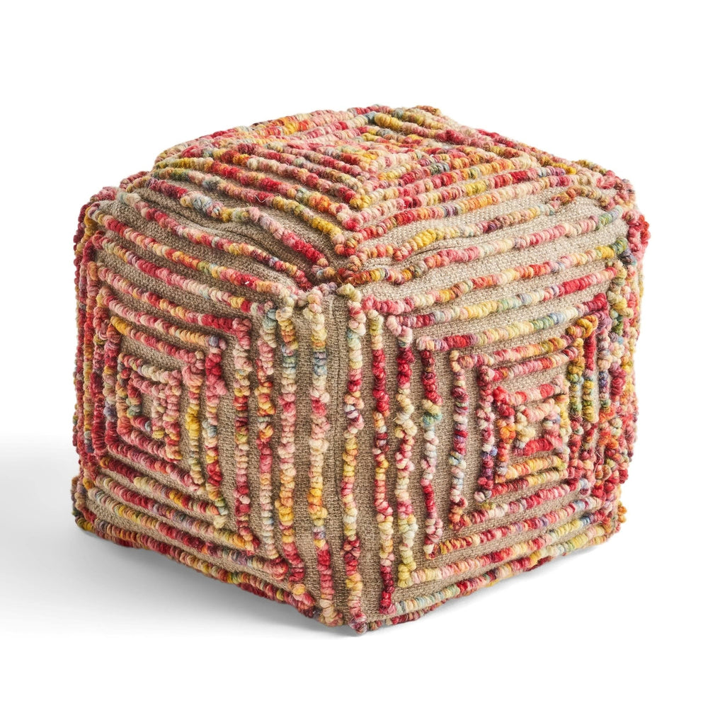 Boho Large Ottoman Pouf H3502