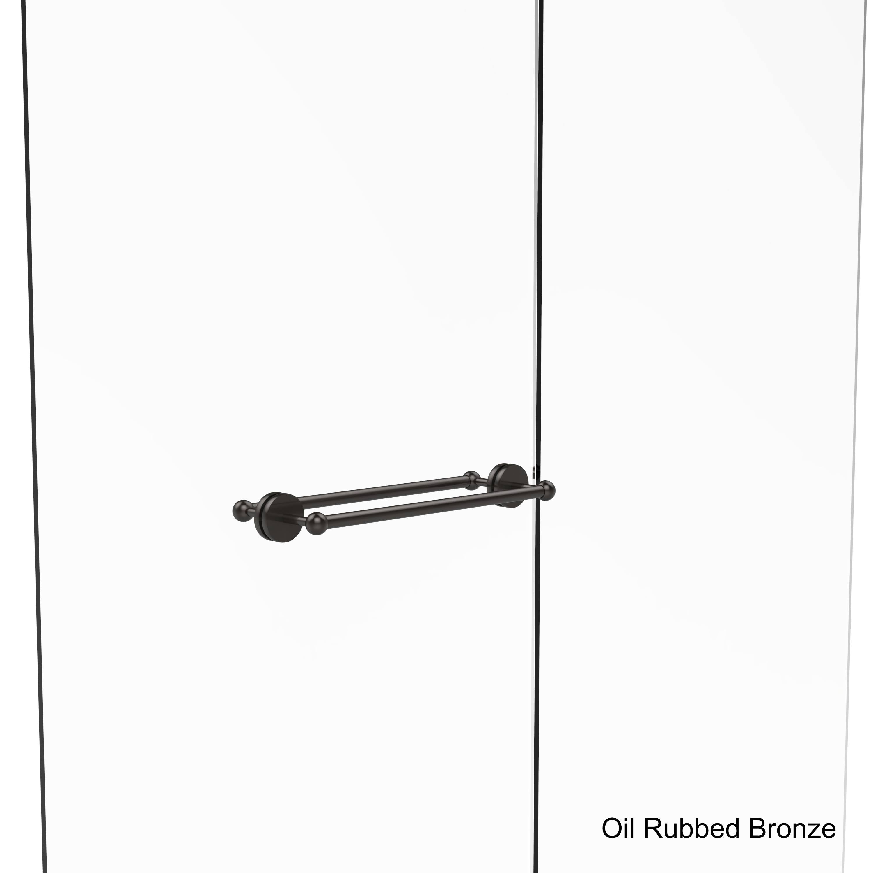 18x22 Back to Back Shower Door Towel Bar A8348