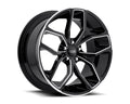 Gloss Black Milled 1-Piece Cast Wheel 20x10 5x120 40mm P4782