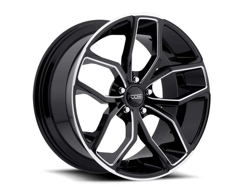 Gloss Black Milled 1-Piece Cast Wheel 20x10 5x120 40mm P4782