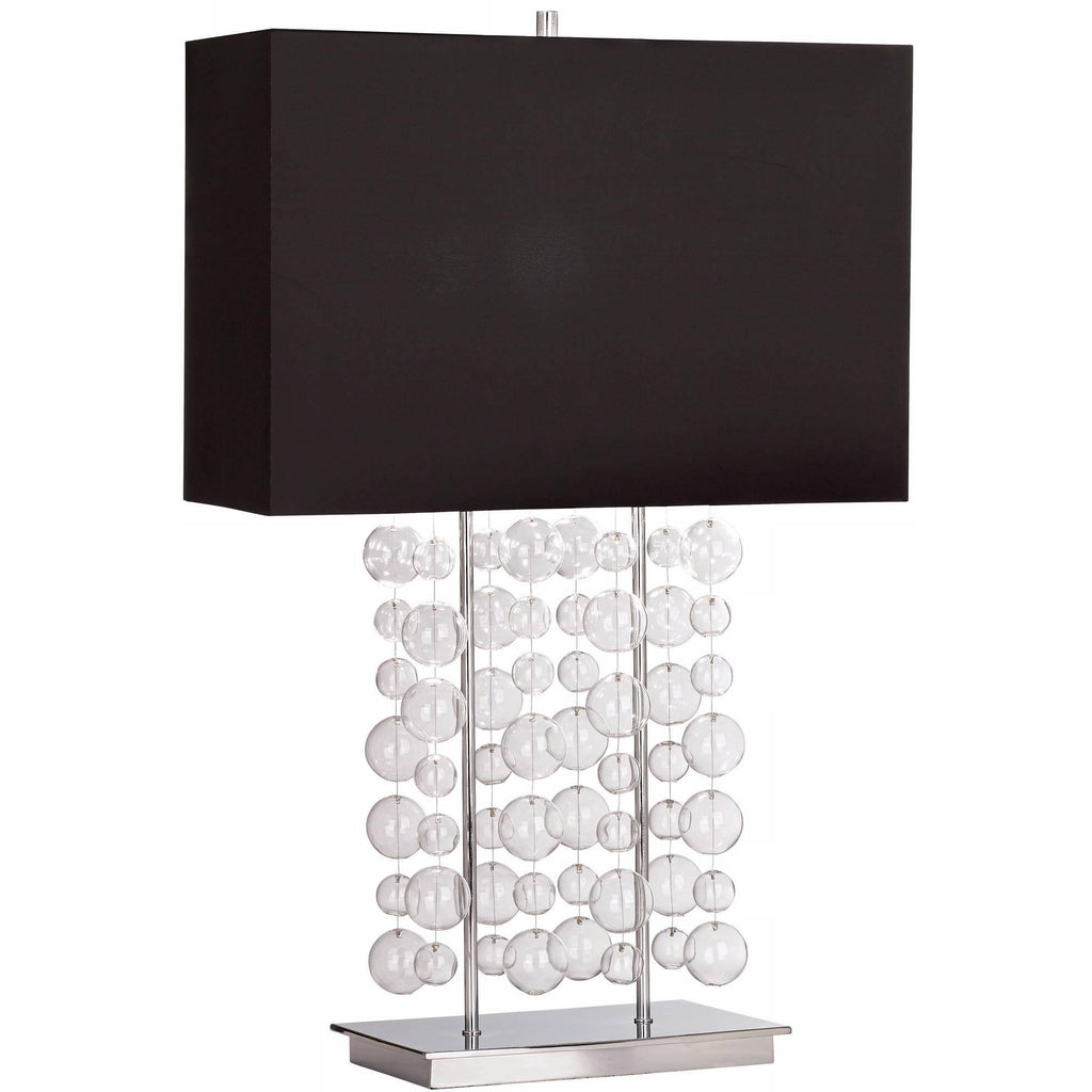 Clear Bubble Cascade Table Lamp S2824