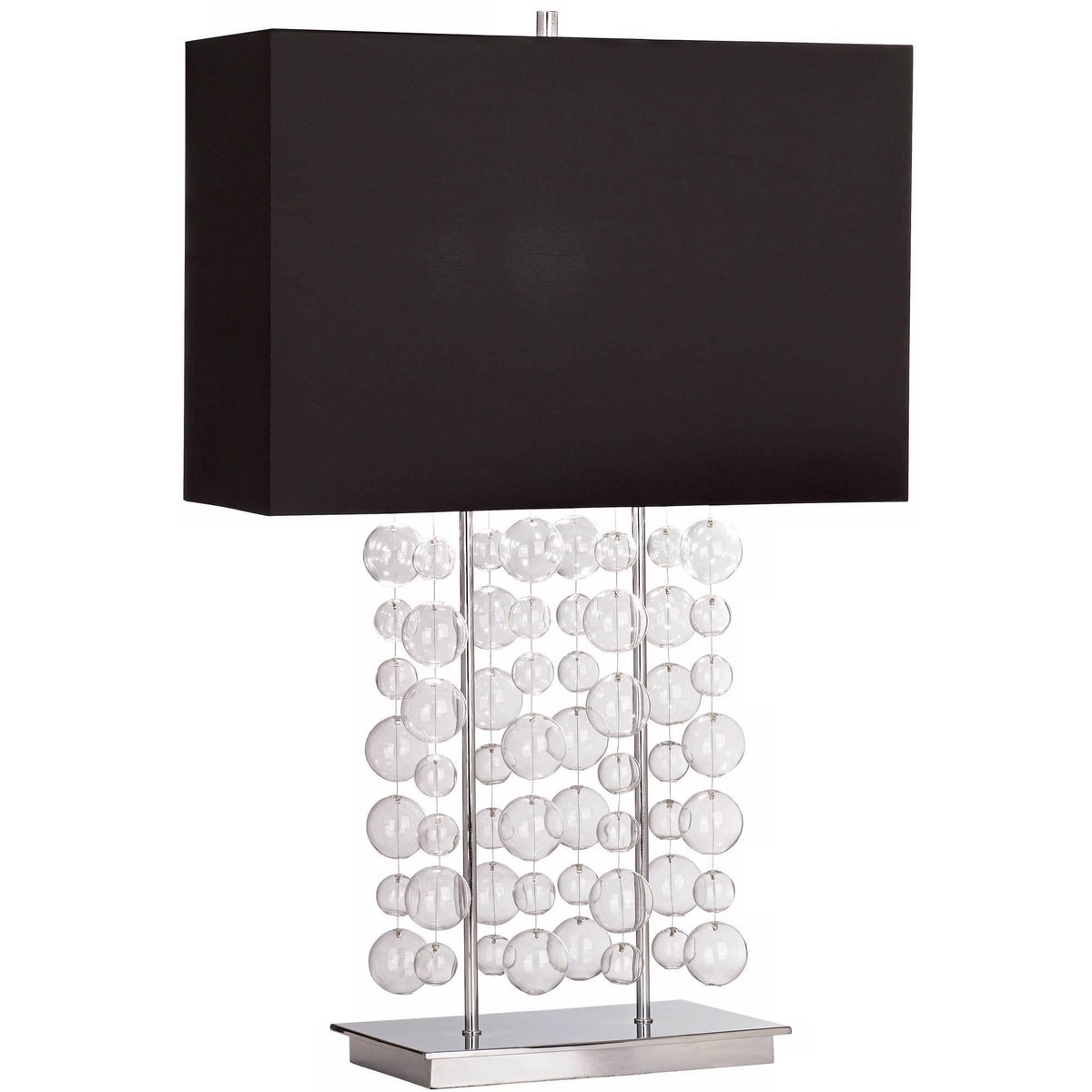 Clear Bubble Cascade Table Lamp S2824
