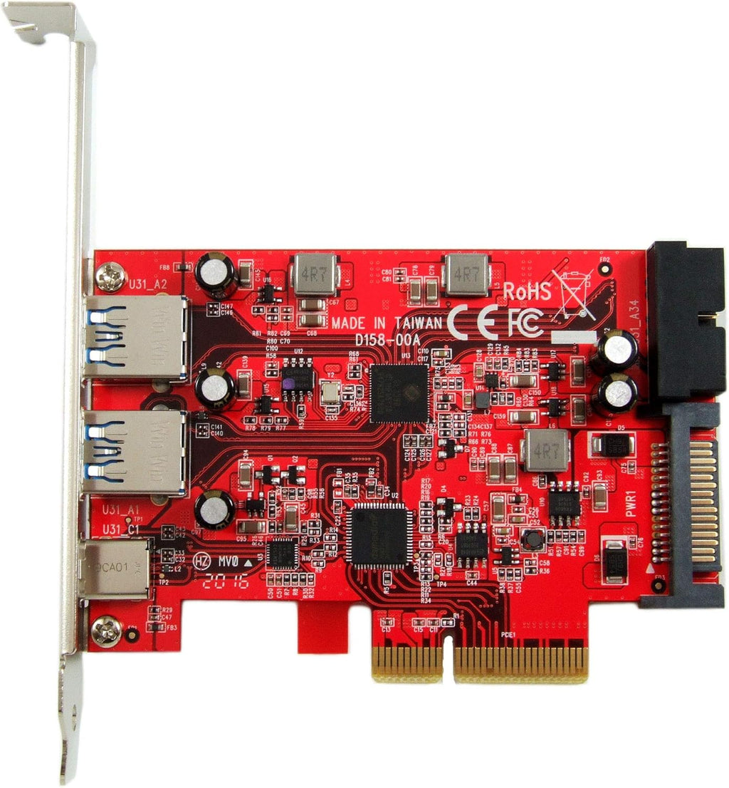 USB 3.1 5-Port PCIe 3.0 Card with USB-C and USB-A H156733