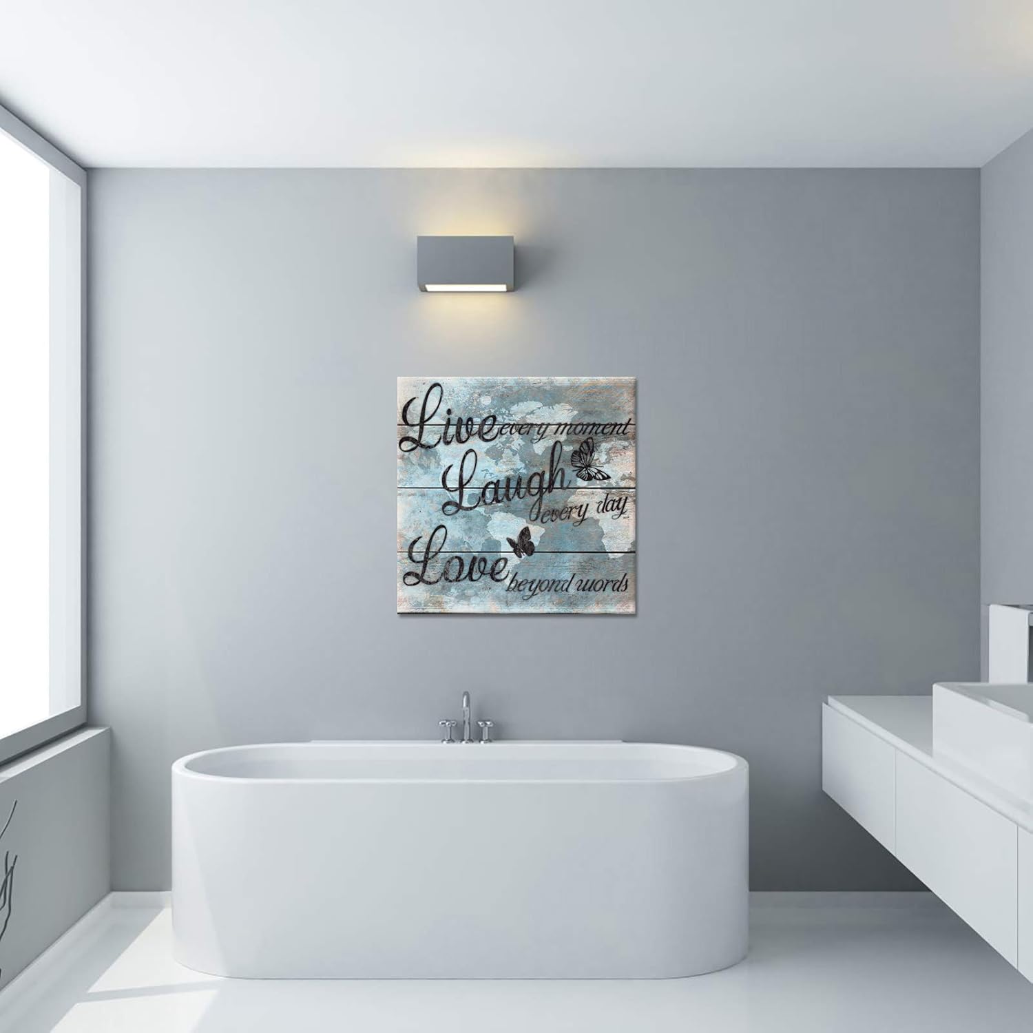 Butterfly Canvas Wall Art 24x24 Y96824