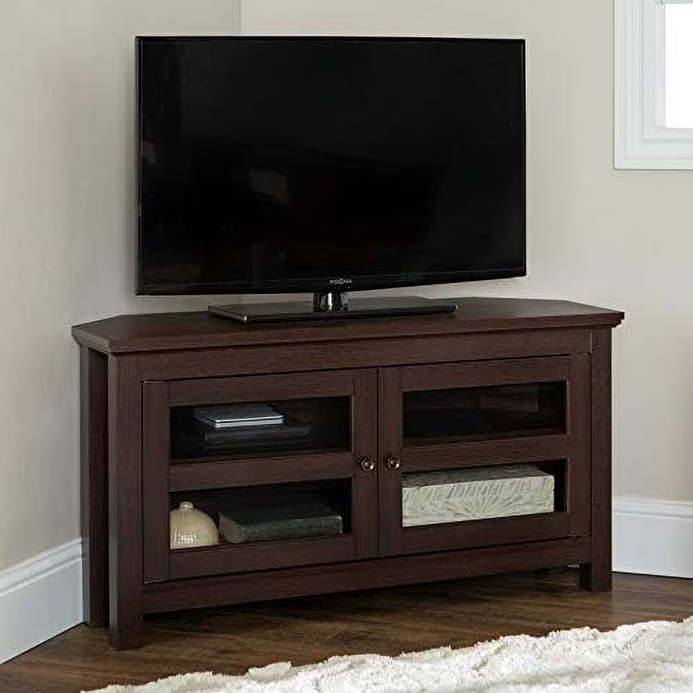 Grey Wood Corner TV Stand 44 Inch M868431