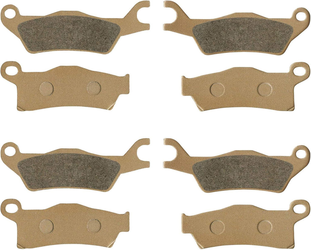 Front and Rear Brake Pads 4 Sets Pack of 2 D89917