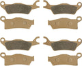 Front and Rear Brake Pads 4 Sets Pack of 2 D89917