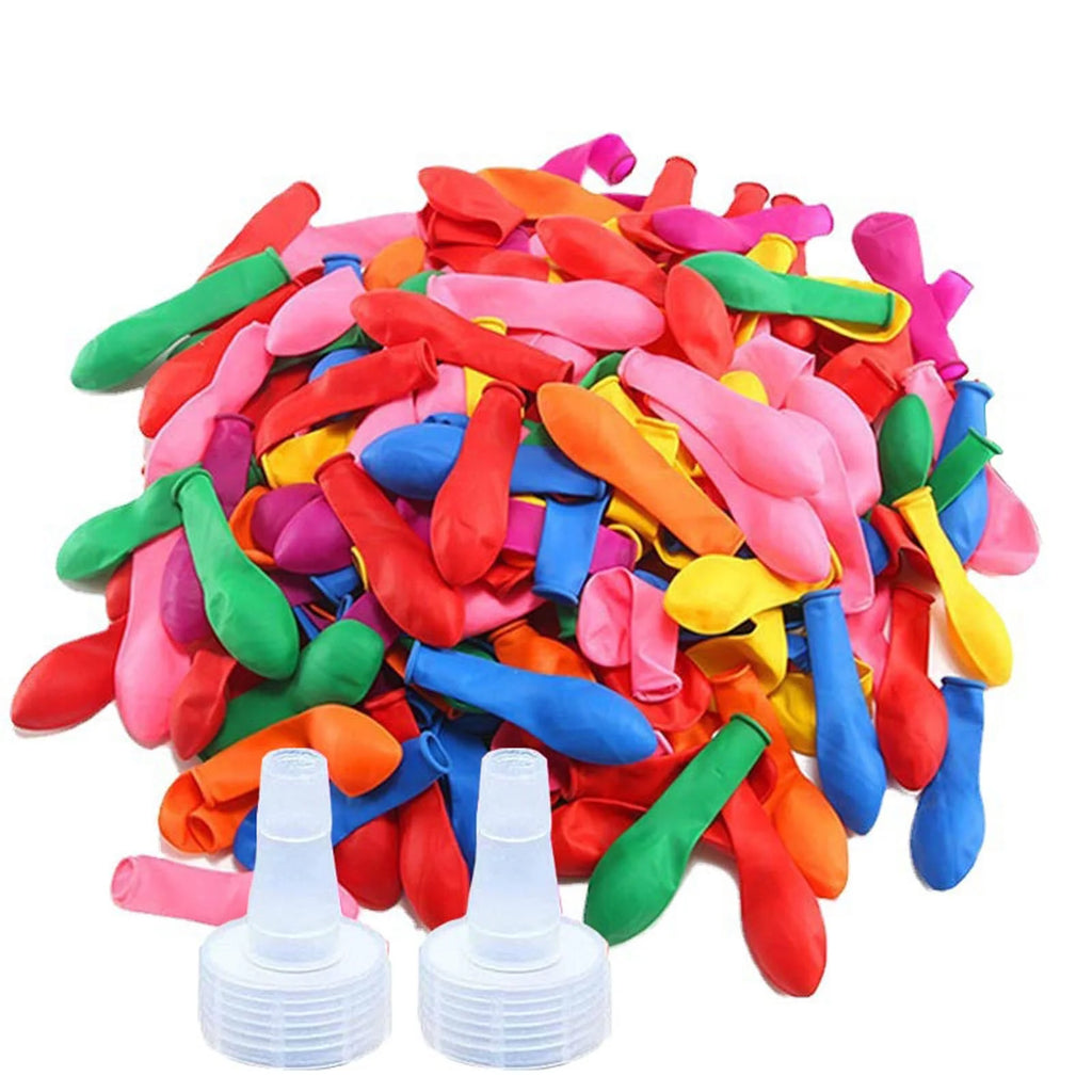 1000 Pack Latex Water Balloons with 2 Hose Y870376