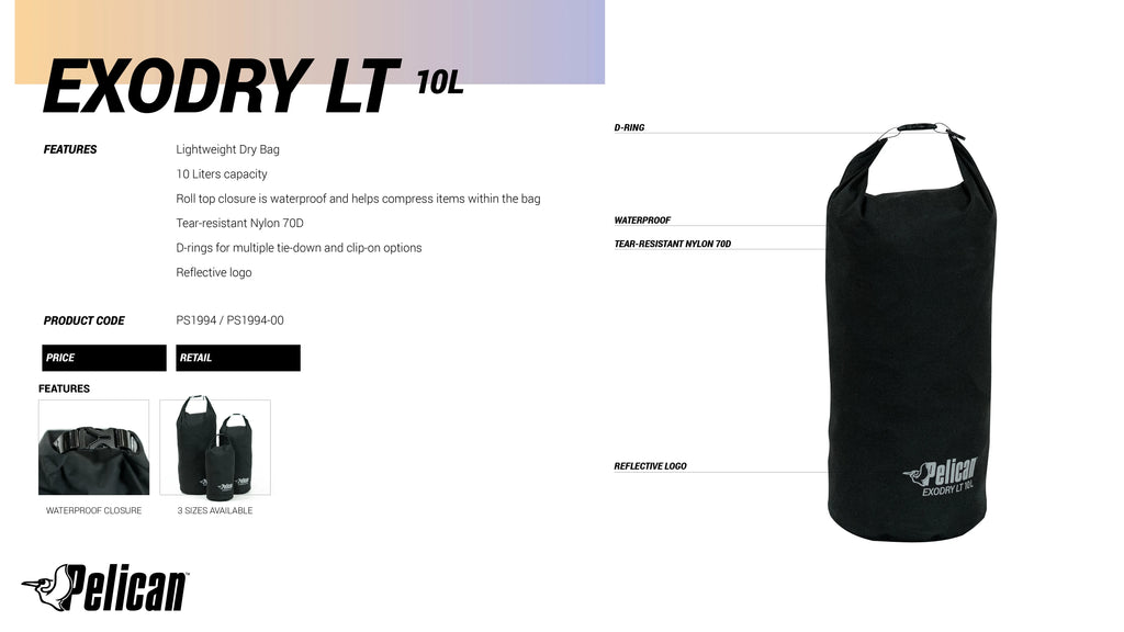 Exodry LT 10L Dry Bag Y8040