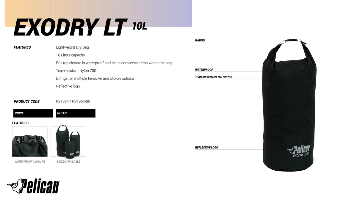 Exodry LT 10L Dry Bag Y8040